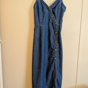 Abercrombie & Fitch Blue Denim Top